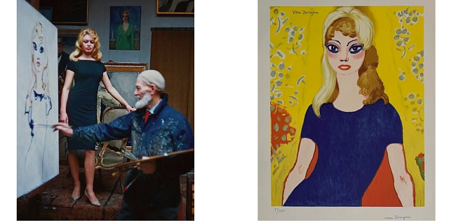 Брижит Бардо позирует для Киса Ван Донгена фото № 5