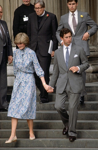 Принцесса Диана и принц Чарльз, 1981 г. фото № 11
