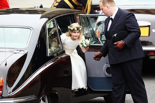 Леди Луиза Виндзор на свадьбе принца Уильяма и Кейт Миддлтон, 2011 фото № 1