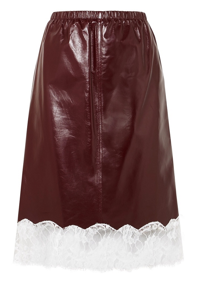 Кожаная юбка Calvin Klein, 104 270 руб.  фото № 14