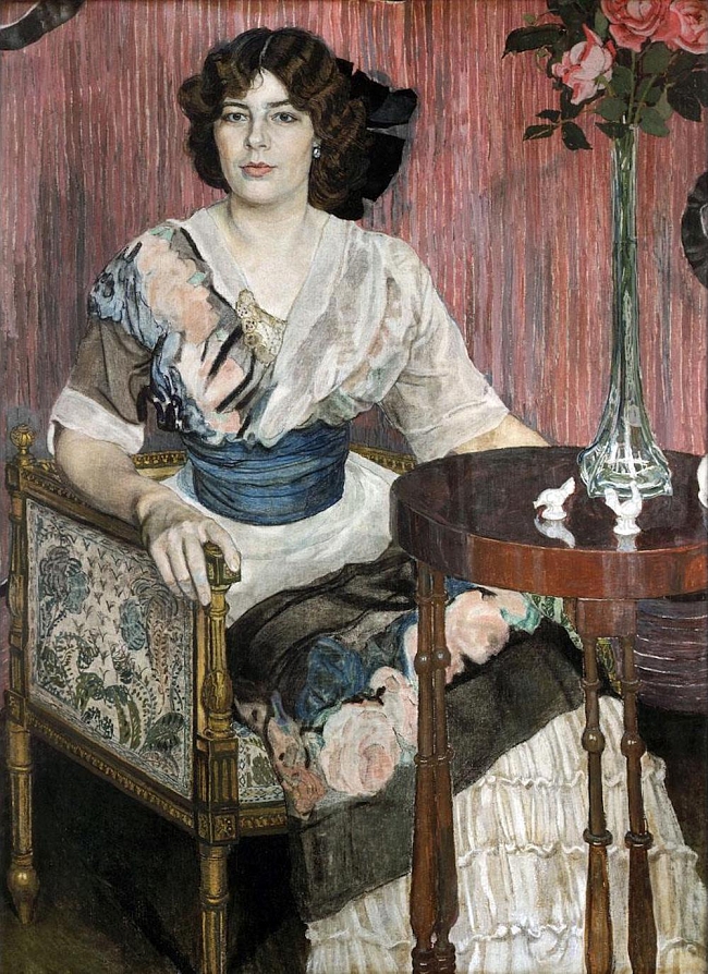 Александр Головин. Женский портрет (1900) фото № 7