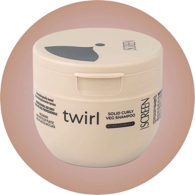 Твердый шампунь Twirl Solid Curly Veg Shampoo, SCREEN фото № 11