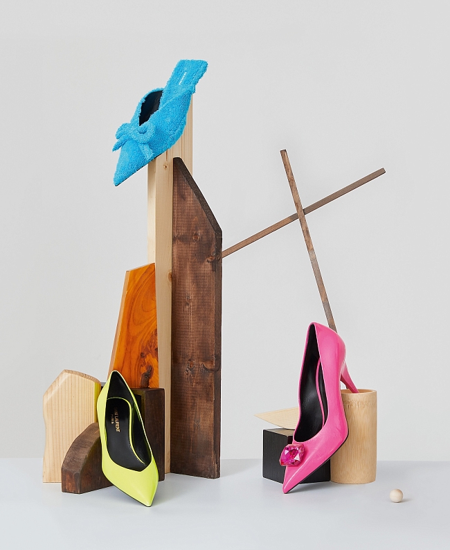 Туфли, Balenciaga; туфли, Saint Laurent by Anthony Vaccarello; туфли, Casadei фото № 2