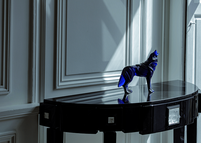 Lalique создали скульптуру хрустального волка эксклюзивно для России фото № 1