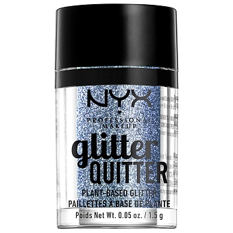 Биоразлагаемый глиттер для лица и тела NYX Professional Make Up Glitter Quitter Plant-Based Glitter фото № 6