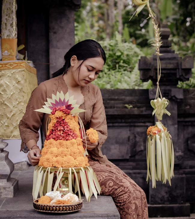 Гебоган — вид балийского подношения фото № 15