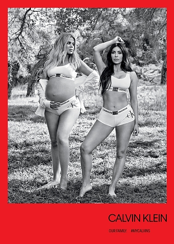 Семейные узы: сестры Кардашьян-Дженнер в новой рекламной кампании Calvin Klein фото фото № 11