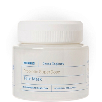 Маска для лица с пробиотиками Greek Yoghurt Probiotic Superdose Face Mask, KORRES фото № 4