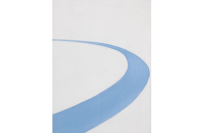 Georgia O'Keeffe; 'Blue Road', 1962 фото № 2
