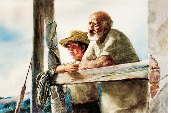 Кадр из мультфильма «Старик и море», 1999 фото № 12