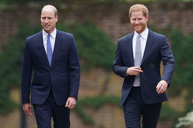 Принц Уильям и принц Гарри в Лондоне, июль 2021 фото № 1