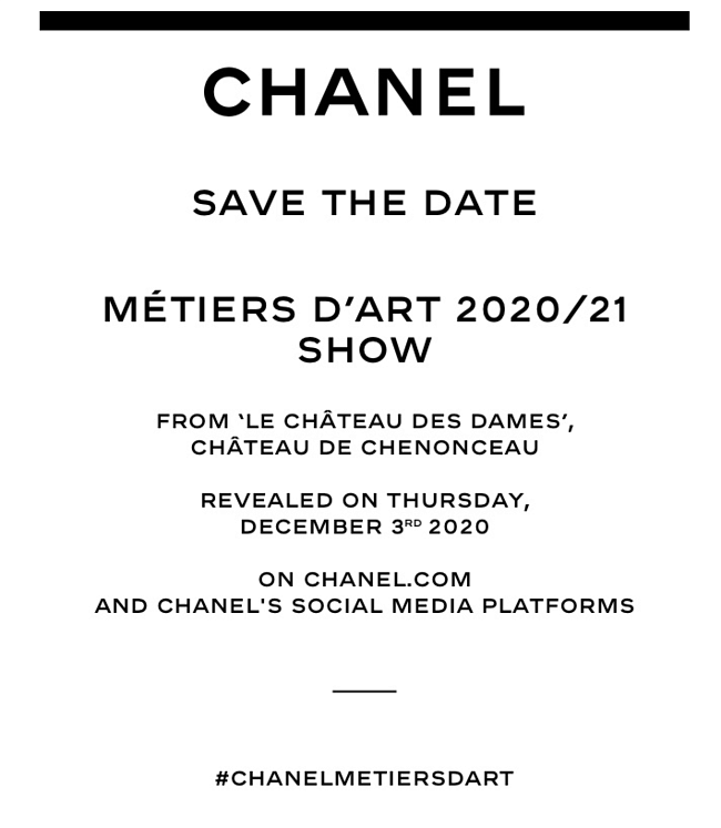 Chanel представит новую коллекцию Métiers d'Art 3 декабря фото № 1