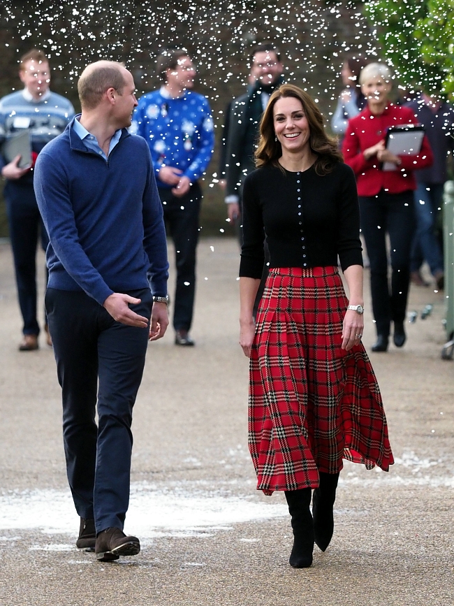 Принц Уильям и Кейт Миддлтон, декабрь 2018 года фото № 2