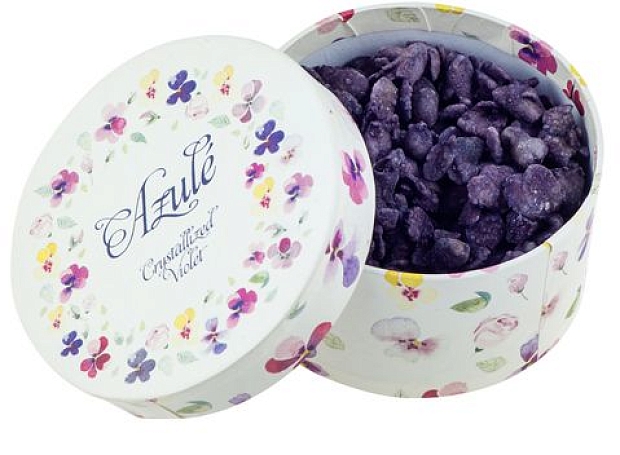 Цветы к завтраку: засахаренные лепестки в бутике Azule.ru