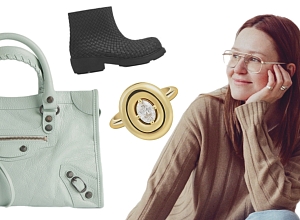 Wishlist! Резиновые сапоги Bottega Veneta, десертная тарелка Arsha Studio, кольцо Milou на мизинец и другие хотелки Анастасии Успенской
