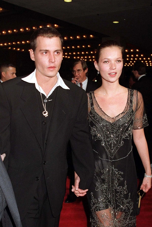 Кейт Мосс и Джонни Депп, 1997 год. Фото: @kateandjohnny фото № 10