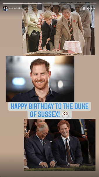 Как королевская семья поздравила принца Гарри с днем рождения? фото № 1