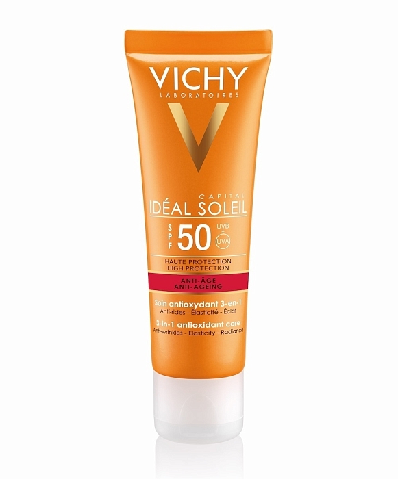 Антивозрастной крем Vichy Ideal Soleil SPF 50, цена по запросу фото № 11