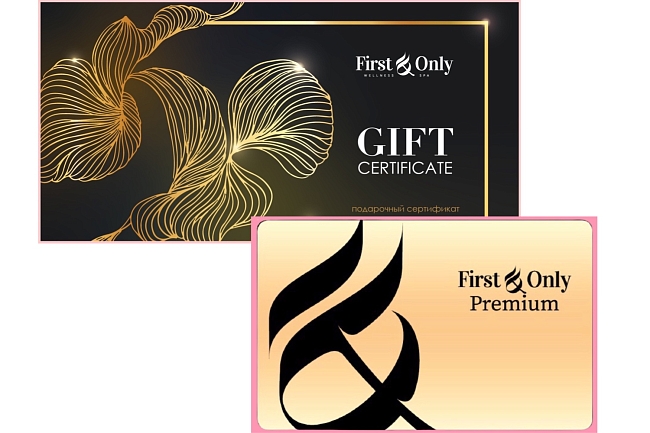 Подарочный сертификат и подарочная клубная карта, Концептуальный велнес-клуб First & Only Premium фото № 24