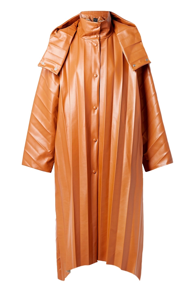Кожаное пальто A.W.A.K.E. MODE, 97474 рубля, net-a-porter.com фото № 6