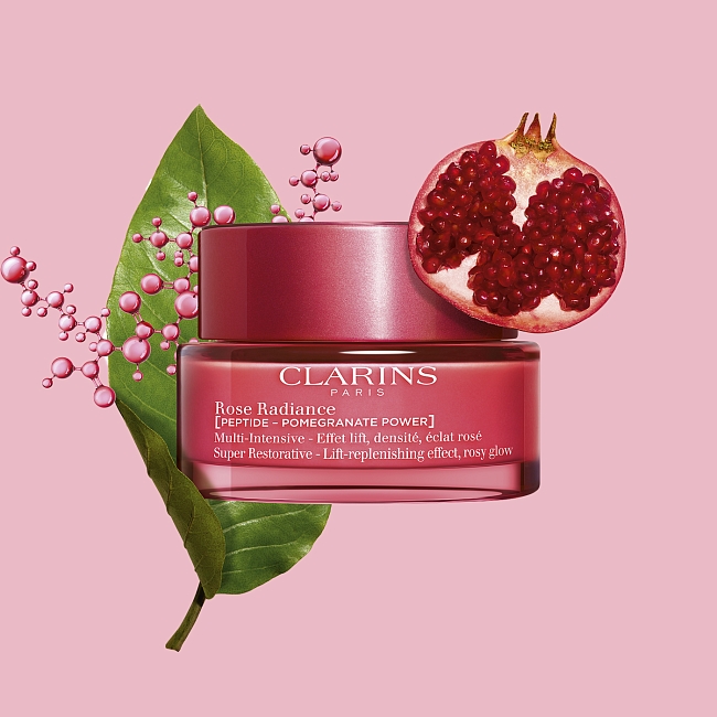 Восстанавливающий крем для лица Multi-Intensive Rose Radiance, CLARINS фото № 17