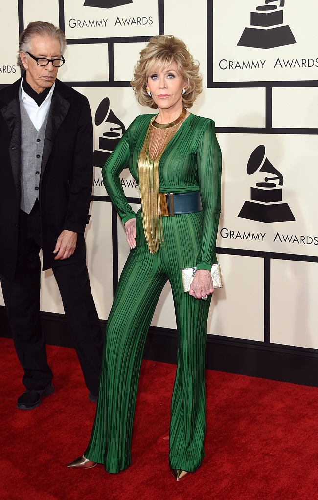 Ювелирный образ дня: Джейн Фонда на 57-ой премии Grammy фото № 3