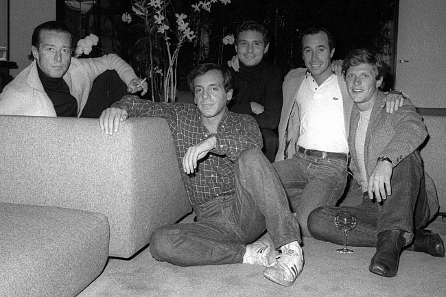 Холстон, Стив Рубелл и Дэвид Геффен с друзьями, 1978 год фото № 17