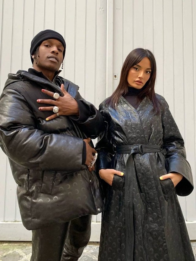 A$AP Rocky и Амина Муадди фото № 2