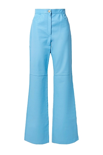 Голубые кожаные брюки Proenza Schouler, 143 200 руб. фото № 16