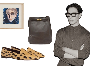 Сумка Hermes So Kelly, графика Ахмата Биканова, лоферы Celine и другие хотелки Филиппа Лобачева 