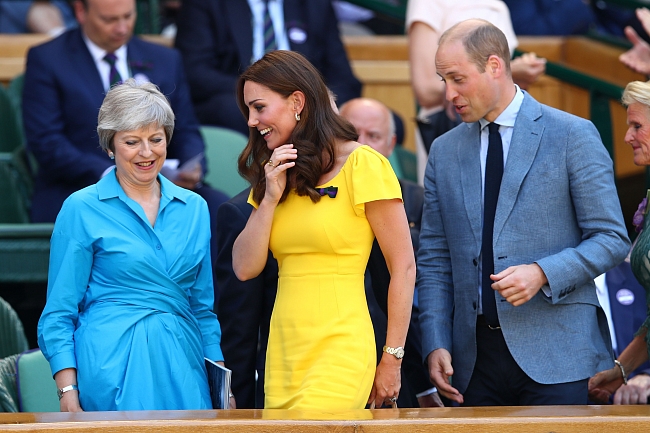 Кейт Миддлтон и принц Уильям на Уимблдоне 2018 фото фото № 1