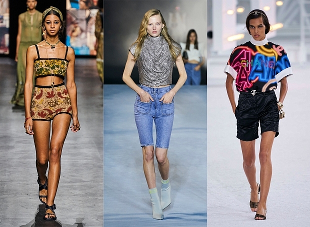 Модные шорты лета 2021: из денима, льна и трикотажа