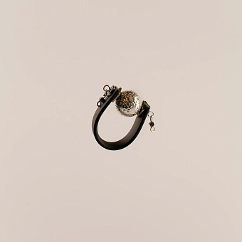 Кольцо из вулканической лавы фото № 14