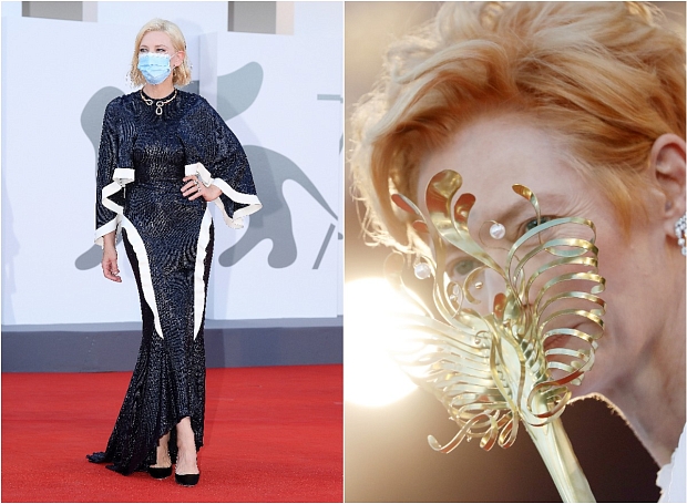 Главным бьюти-аксессуаром на открытии Венецианского кинофестиваля — 2020 стала защитная маска
