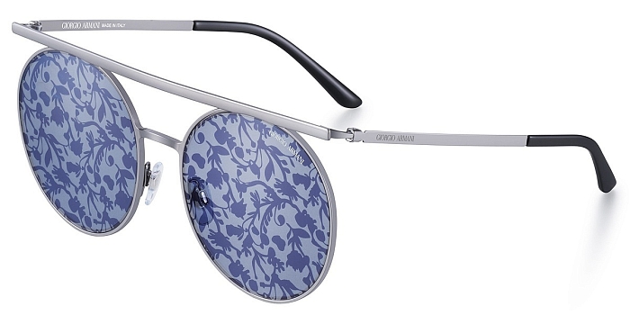 Вот так весна! Солнечные очки Giorgio Armani с цветами на стеклах фото № 2