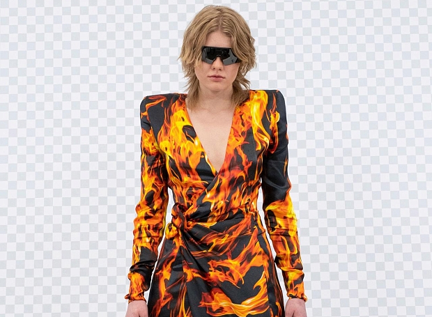 Платье с адским пламенем и другие маст-хэвы из новой коллекции Vetements 