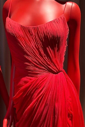 Платье Клаудии Шиффер на выставке Forever – Valentino в Дохе фото № 15