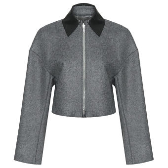 Укороченное полупальто Sportmax из шерсти (Bosco) фото № 14