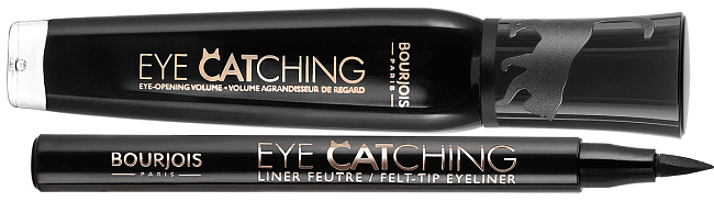 Объемная подкручивающая тушь Eye Catching Volume (695 руб.) и подводка Eye Catching Liner (590 руб.) от Bourjois фото № 5