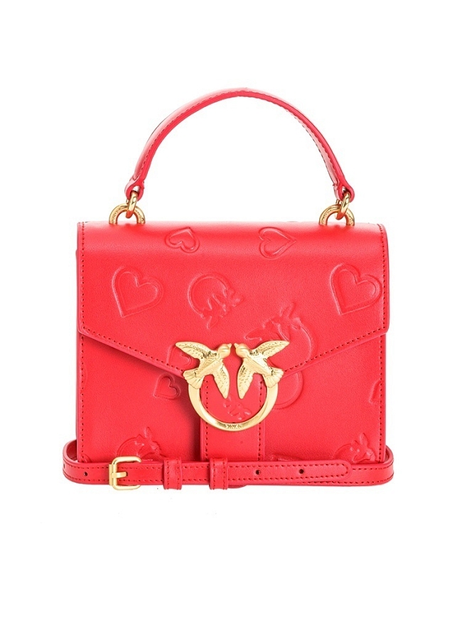 Красная сумка Pinko Mini Love Top Handle фото № 24