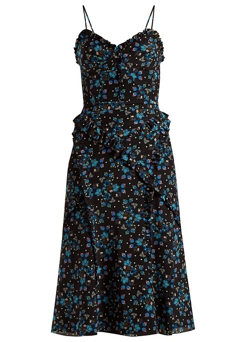 Платье с цветочным принтом Altuzarra, 86 680 руб.  фото № 6
