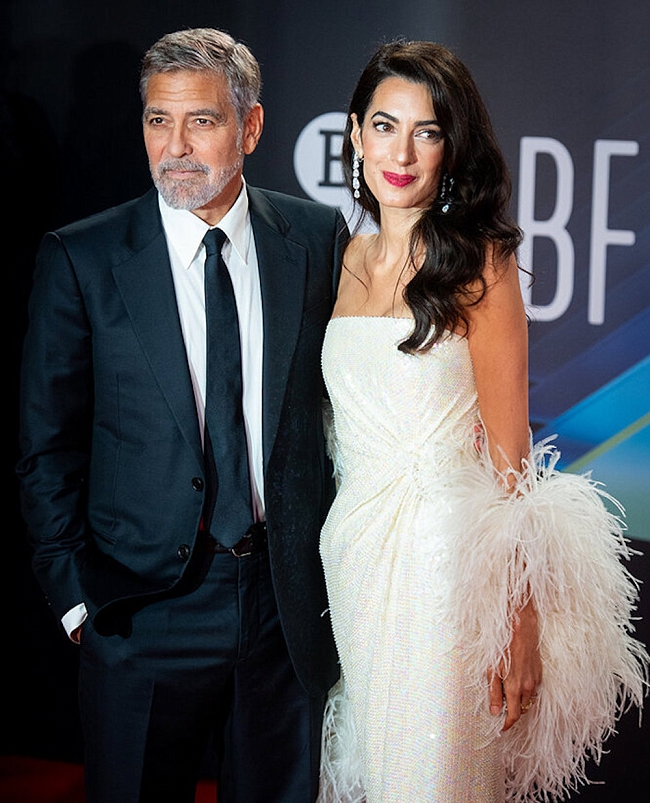 Джордж и Амаль Клуни, 2021 год фото № 3