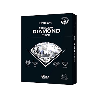 Набор антивозрастных тканевых масок для лица и шеи с алмазной пылью Dr. Oracle фото № 7