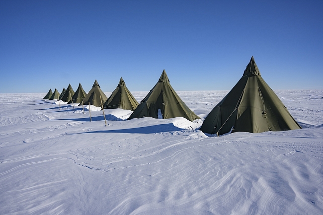 Палаточный лагерь на Южном Полюсе фото № 5