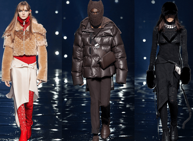 Массивные цепи, меховые рукавицы и клоги на каблуке в новой коллекции Givenchy