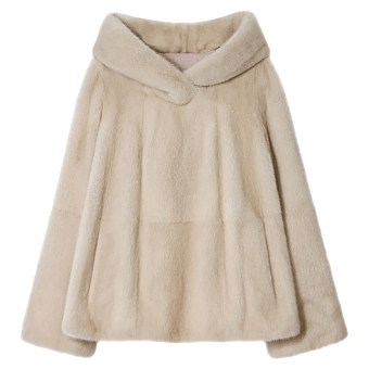 Анорак из меха норки «Снежная королева» фото № 6