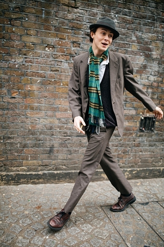 Что носили на мужской Неделе моды в Лондоне фото № 11