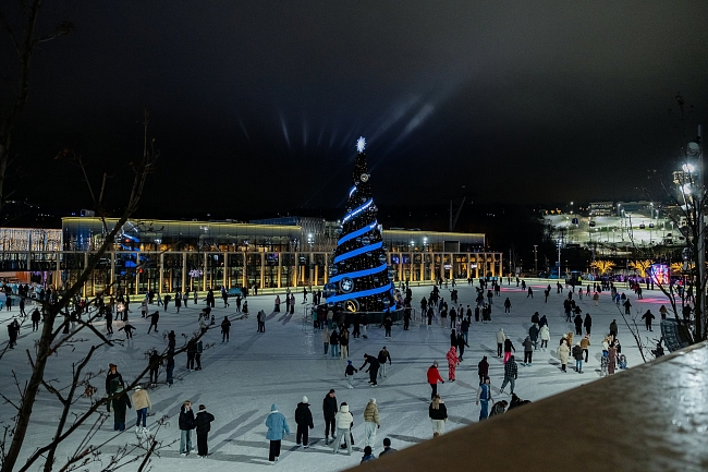 Открытие гастрономического пространства катка «Лужники» фото № 2