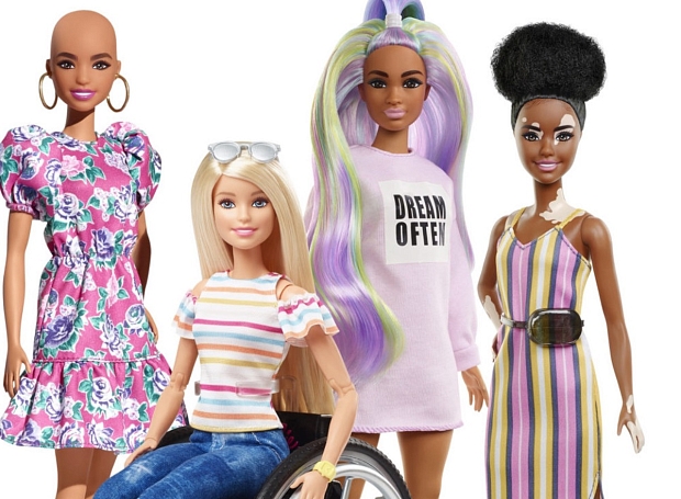 Mattel выпустит Барби с витилиго и без волос