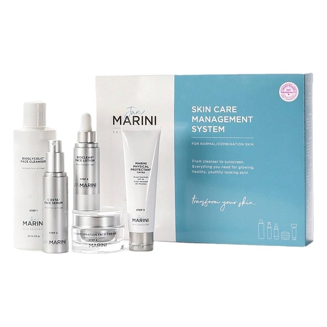 Система ухода для нормальной и комбинированной кожи с SPF 45 Jan Marini. Система ухода для комплексной коррекции всех несовершенств кожи и восстановления ее здорового состояния. фото № 8